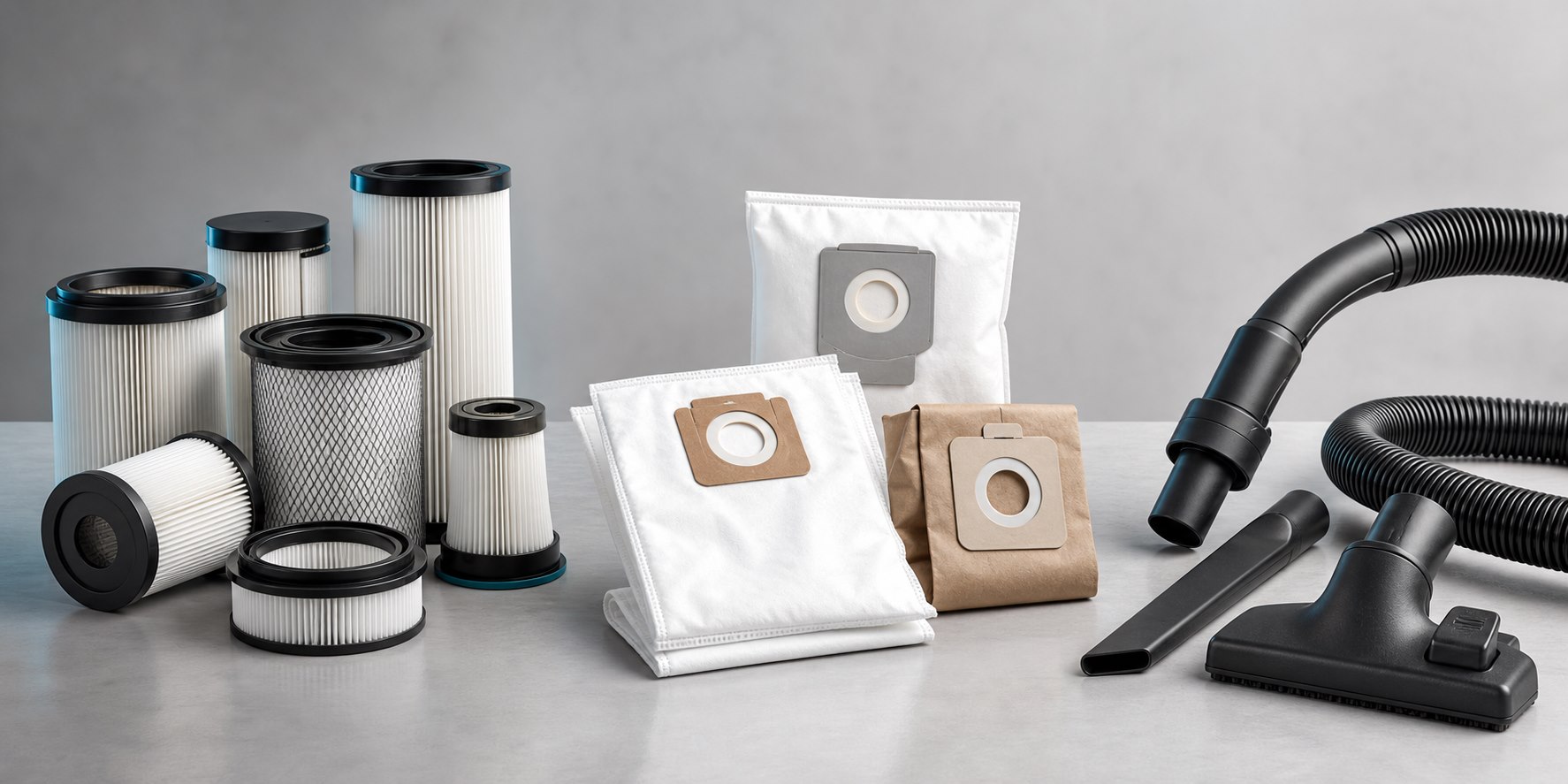Unbranded filters and dust bags supplied through XINFILT
