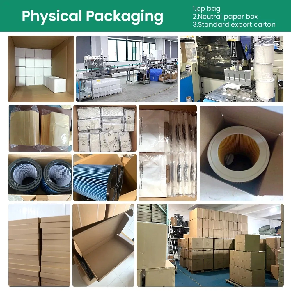 Company filter production, assembly and packaging operations
